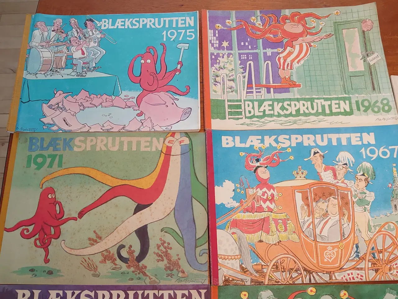 Billede 3 - 11 stk "Blæksprutten fra 1961-1975.