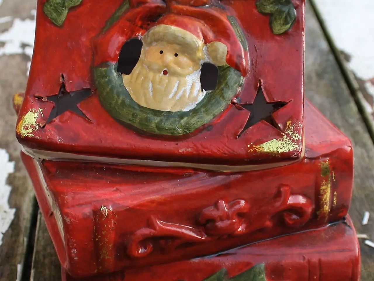 Billede 1 - Julebog med nisse til fyrfadslys