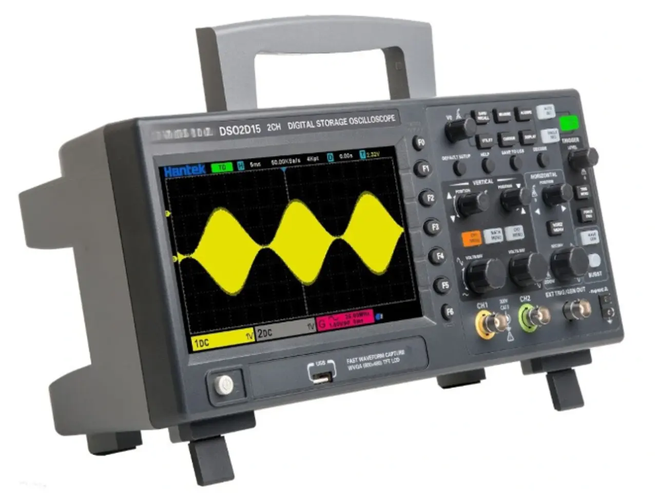 Billede 1 - Oscilloskop med tonegenerator og 150Mhz. 2 kanaler