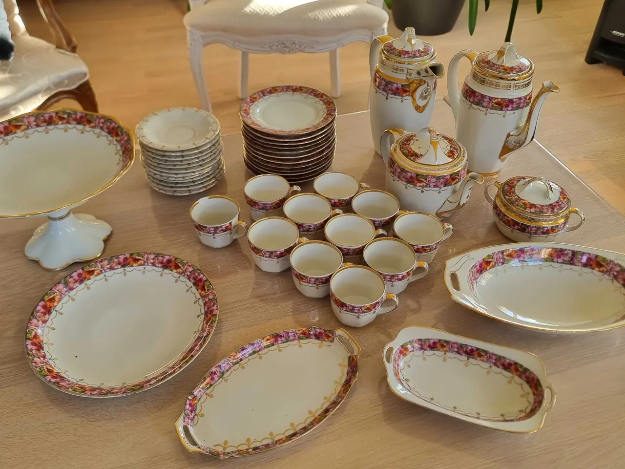 Billede 1 - Porcelæn kaffestel 
