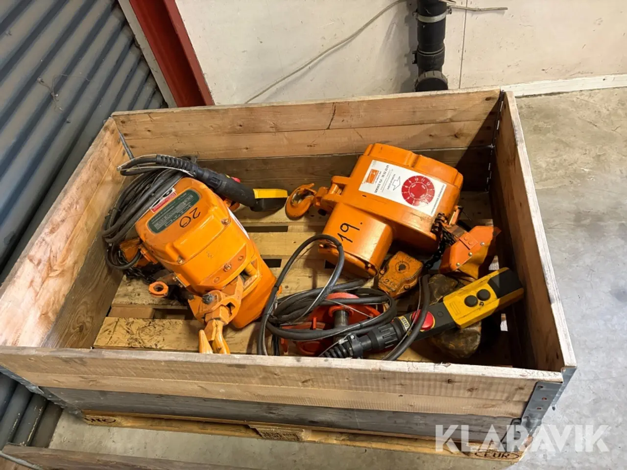 Billede 3 - Krantaljer Kito K10-6,5F 2 stk, 2 tons