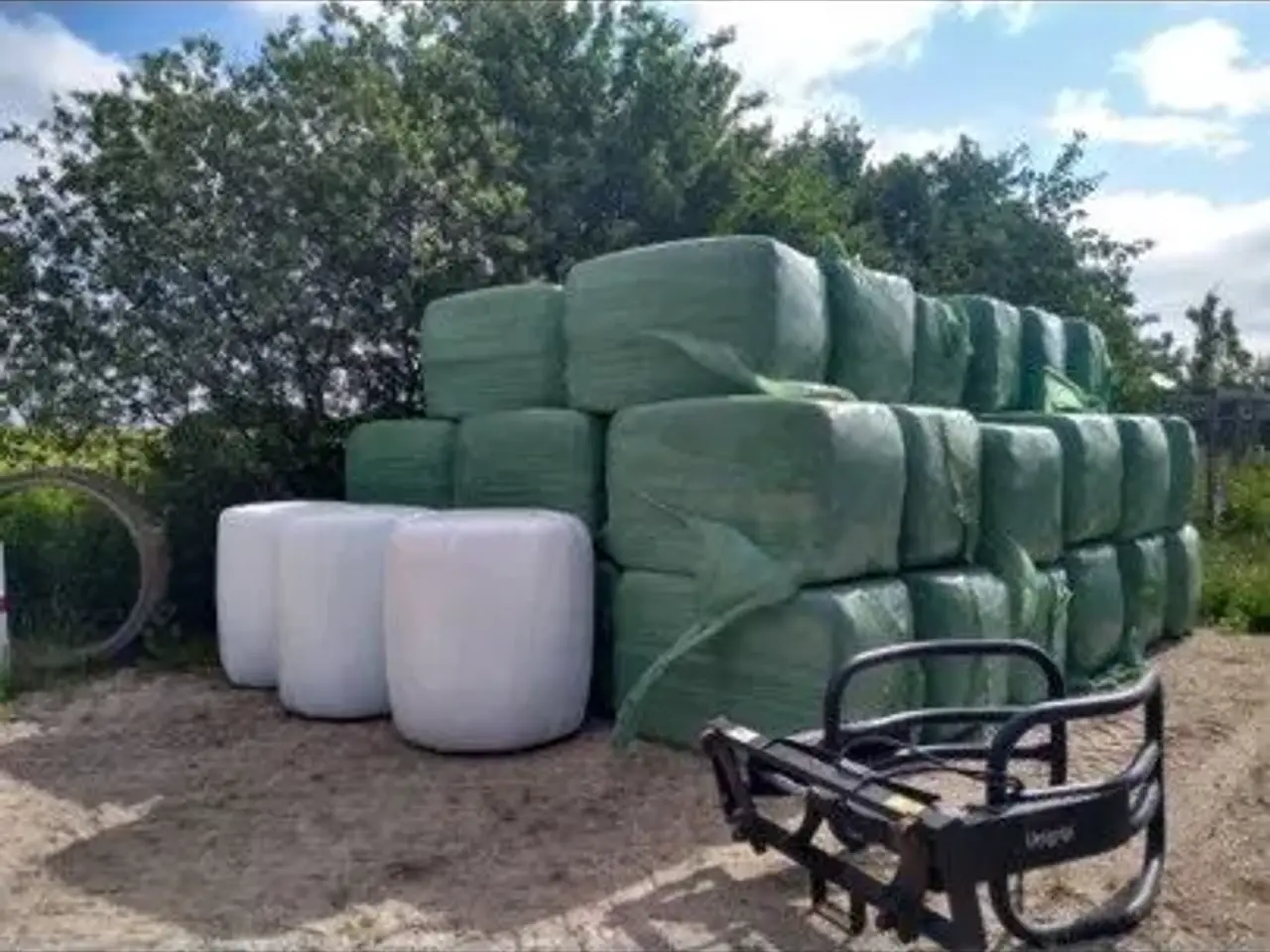 Billede 1 - salg af tørt wrap og indpakket hø,