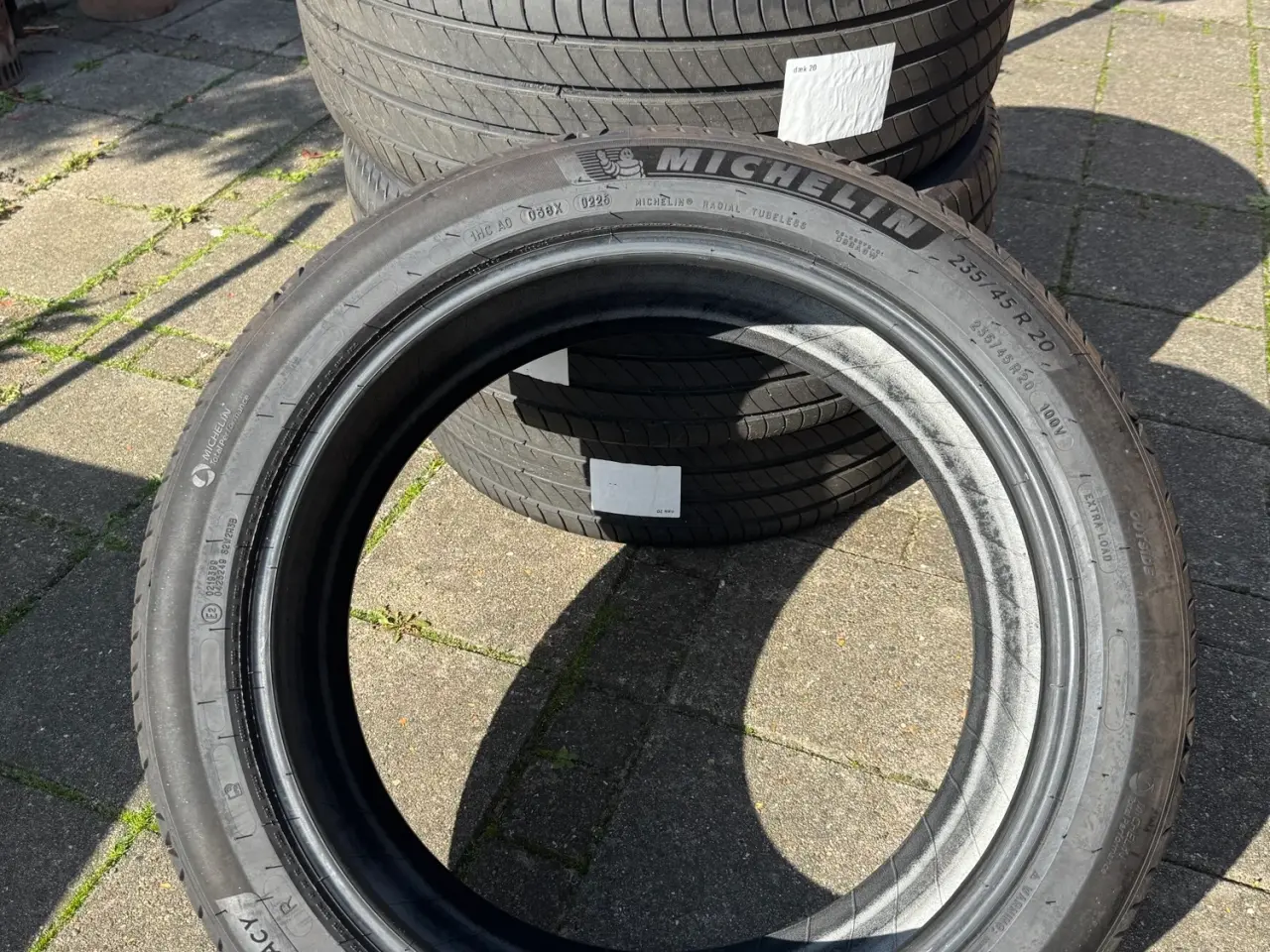 Billede 3 - 4 stk nye Michelin e primacy xl dæk. 235/45R20