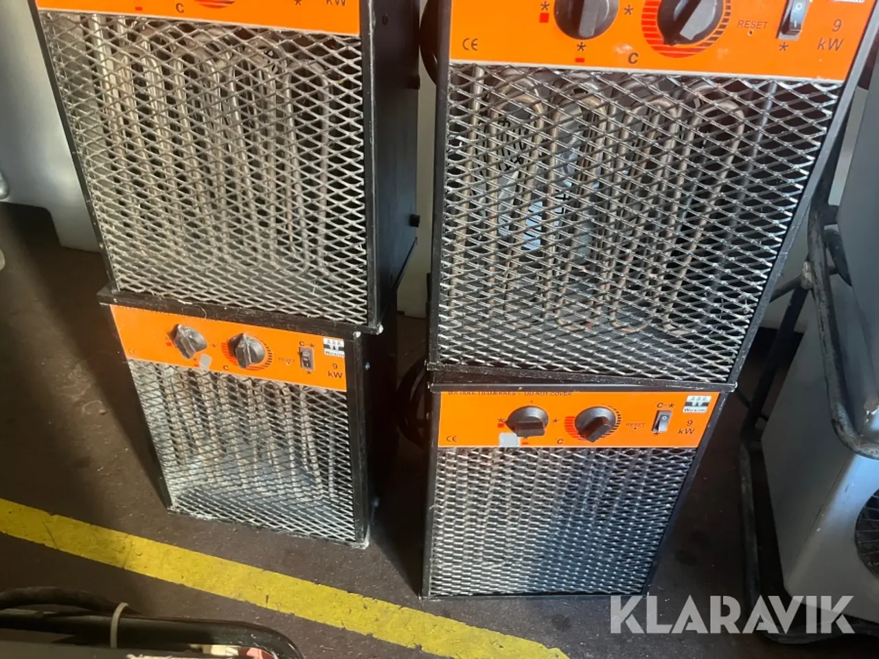 Billede 2 - Varmeblæsere Wexim 9kw 7 styk