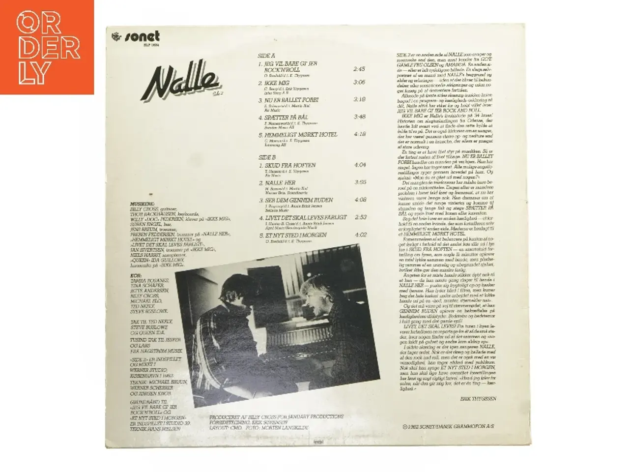 Billede 2 - Nalle Side 2 vinylplade fra Sonet