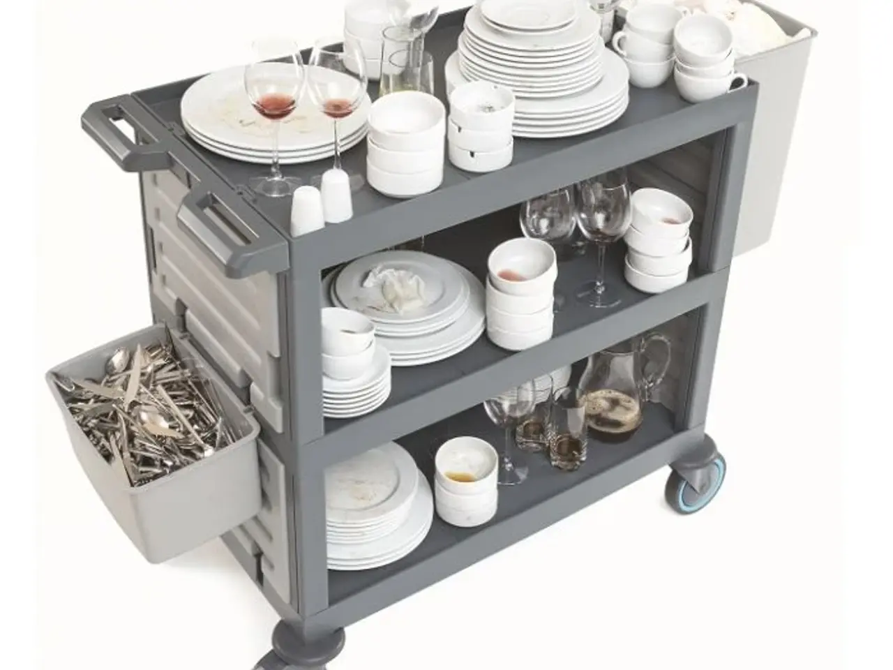 Billede 4 - Combisteel afrydningsvogn med 3 hylder