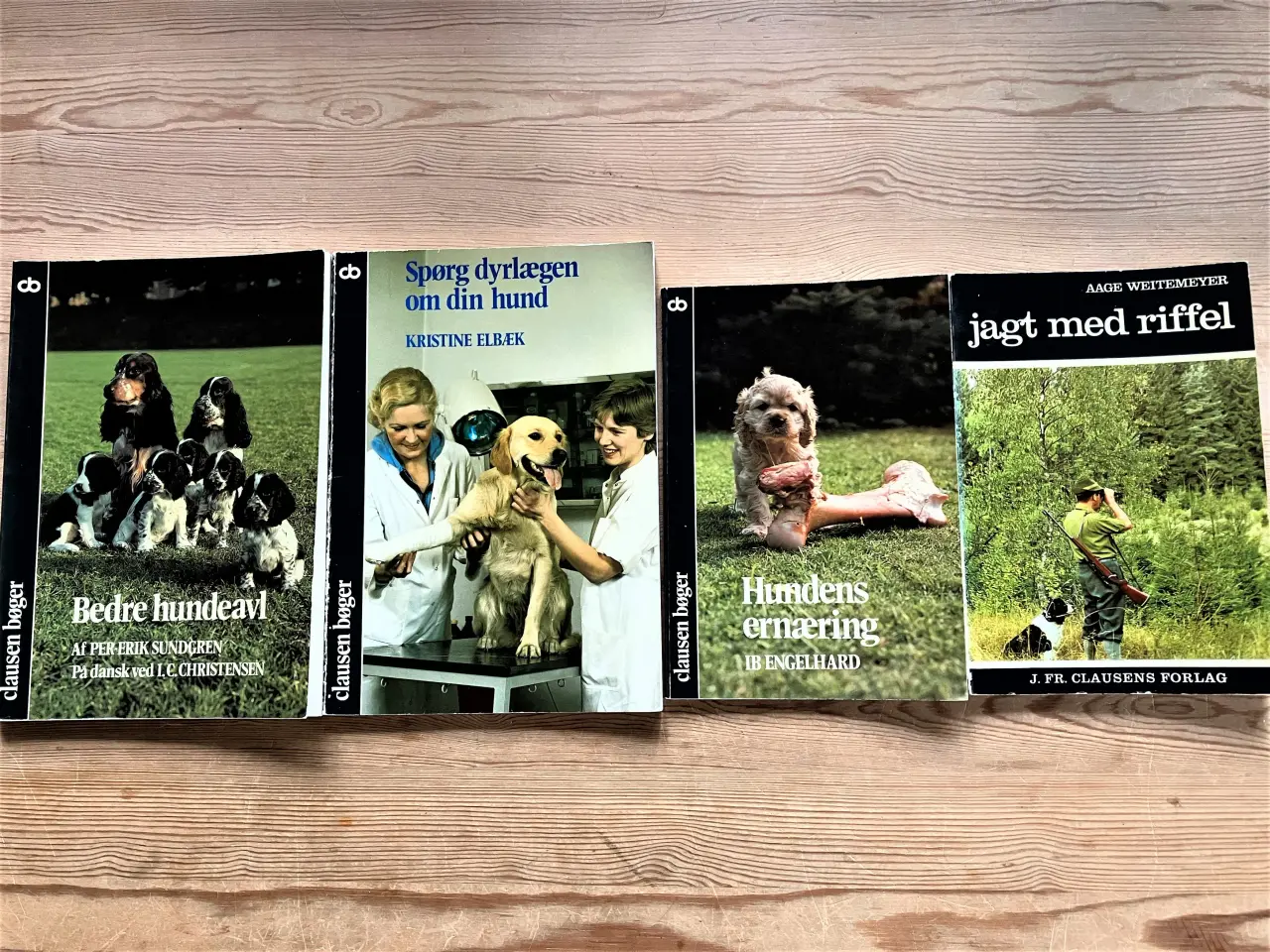 Billede 6 - 17 Clausen bøger om hunde, fugle m.m + flere bøger