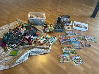 God stor mængde blandet Lego