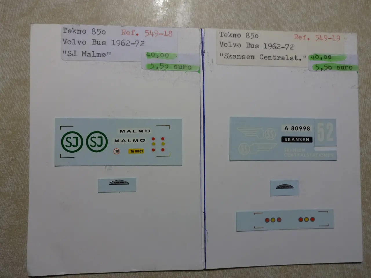Billede 1 - Decalsæt fra tekno værkstedet i Slangerup