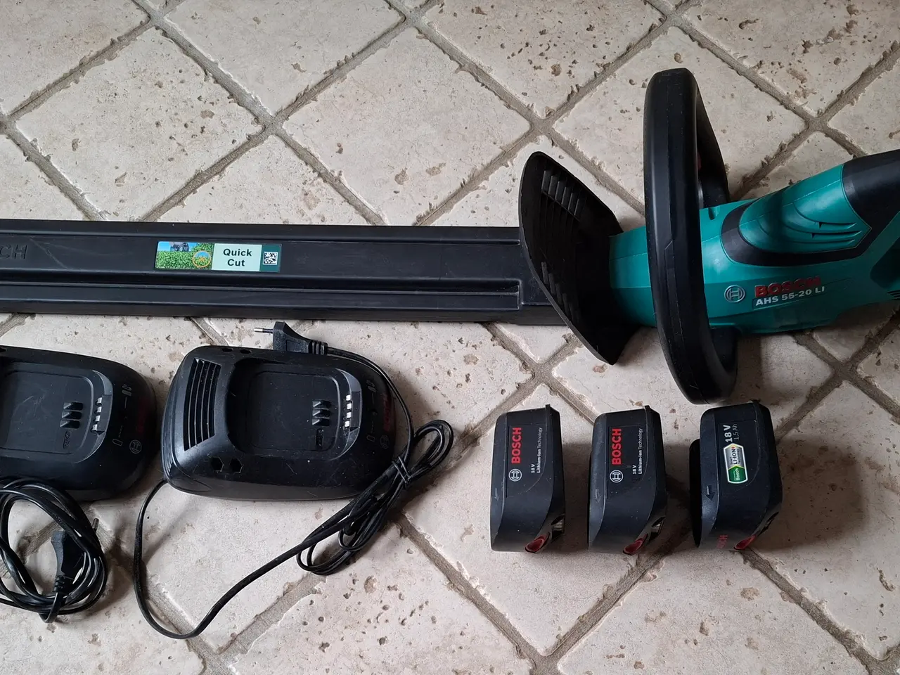 Billede 1 - Bosch AHS 55-20 LI batteri-hækkeklipper 18V