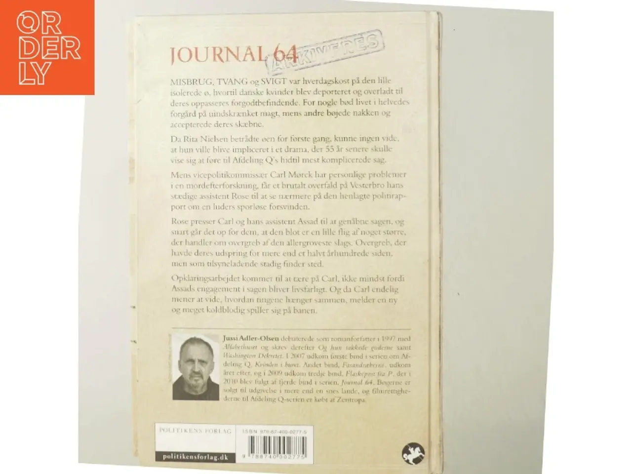 Billede 3 - Journal 64 : krimithriller af Jussi Adler-Olsen (Bog)