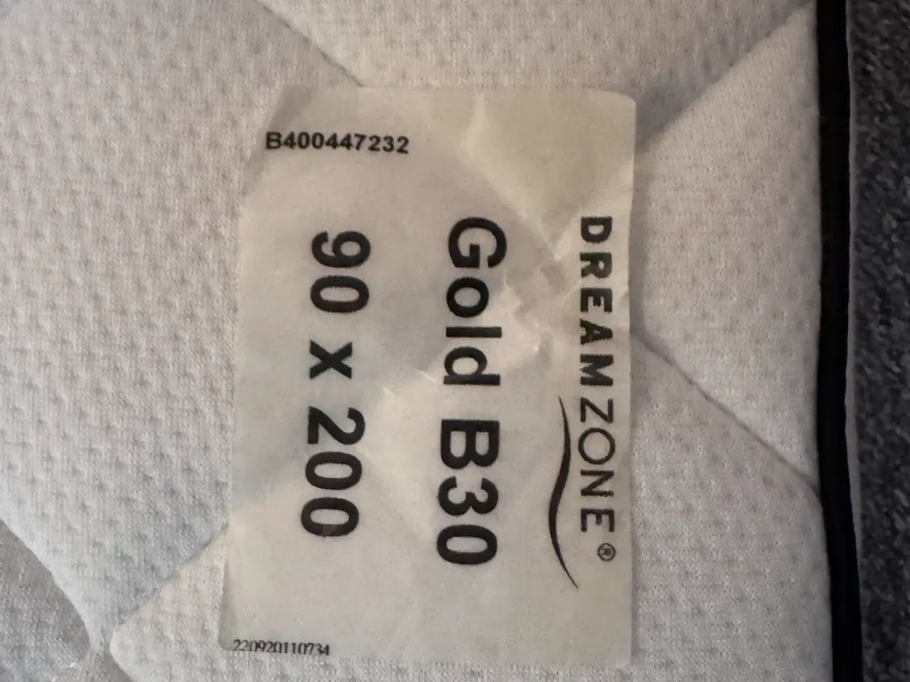 Billede 2 - Topmadras fra Dreamzone GoldB30
