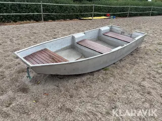 Aluminium båd inklusiv moter