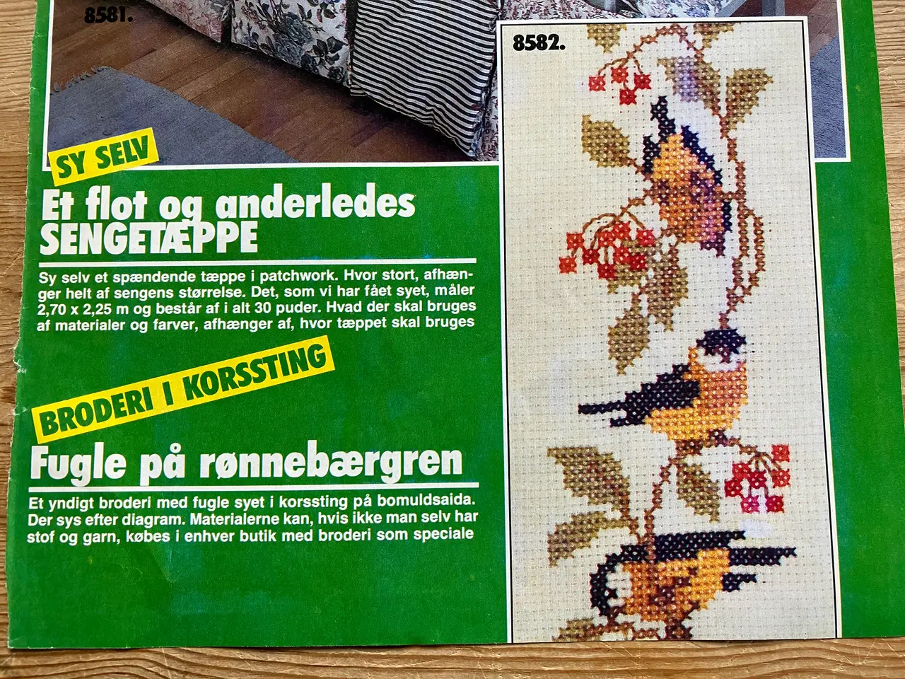 Billede 6 - Forskellige håndarbejder i korssting