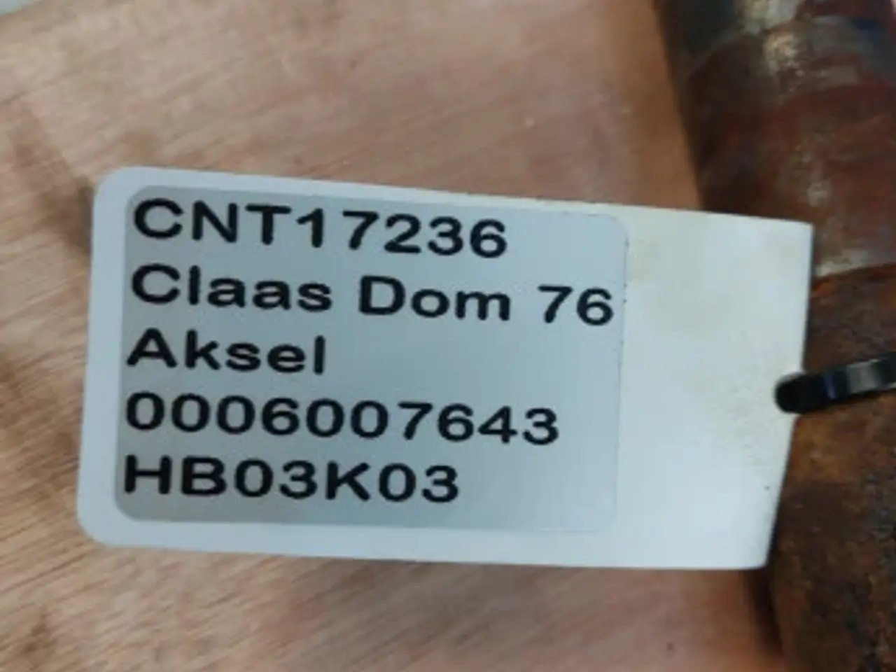 Billede 9 - Claas Dominator 76 Aksel 0006007643