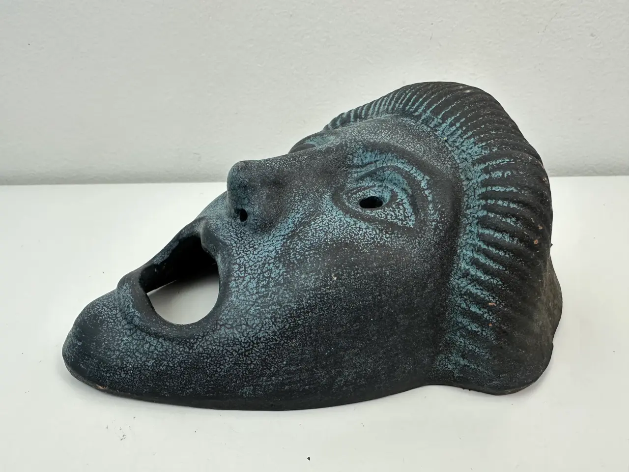 Billede 6 - Keramisk maske bemalet (sydamerikansk?)