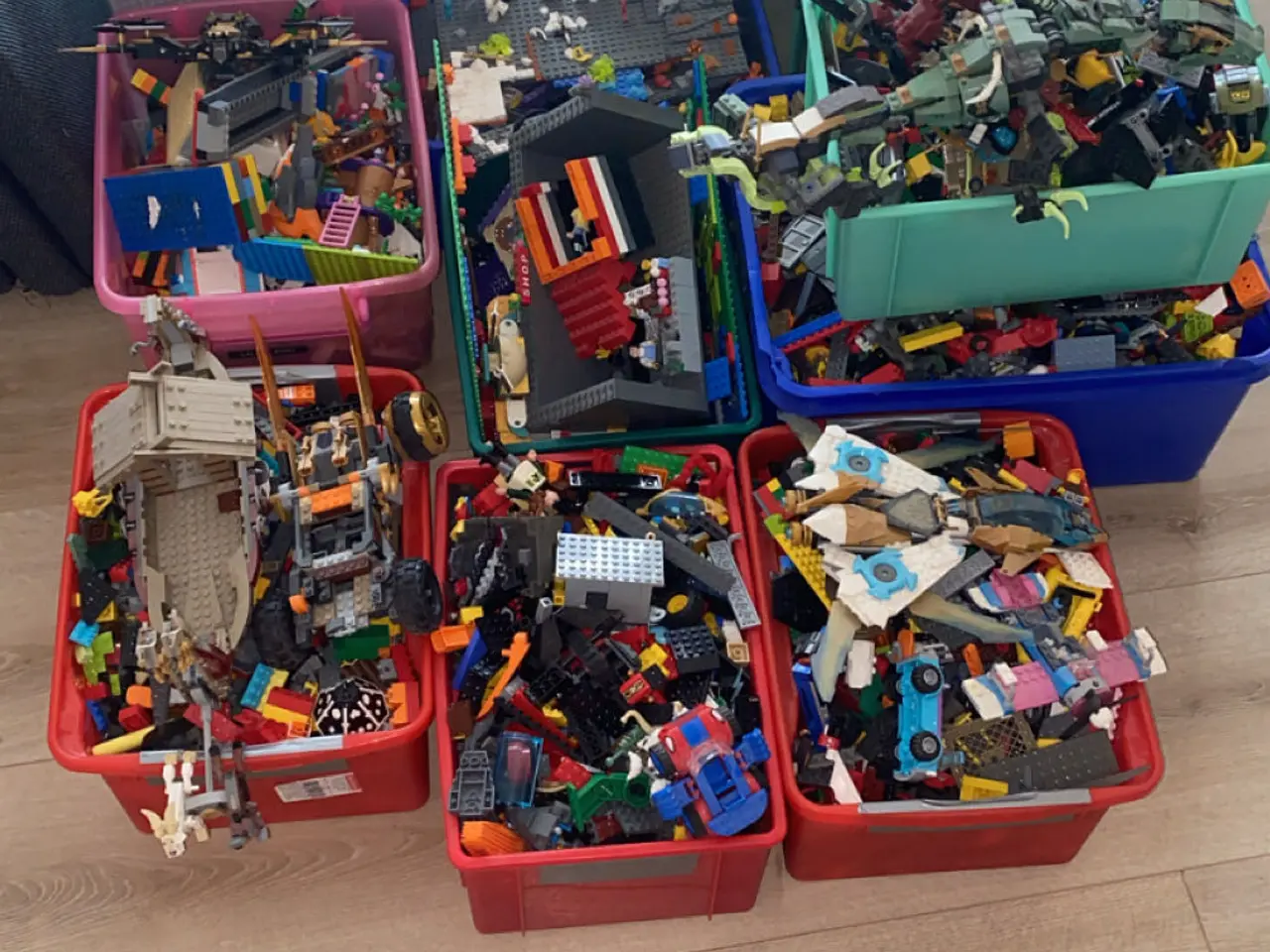 Billede 1 - 47 kg. blandet Lego 