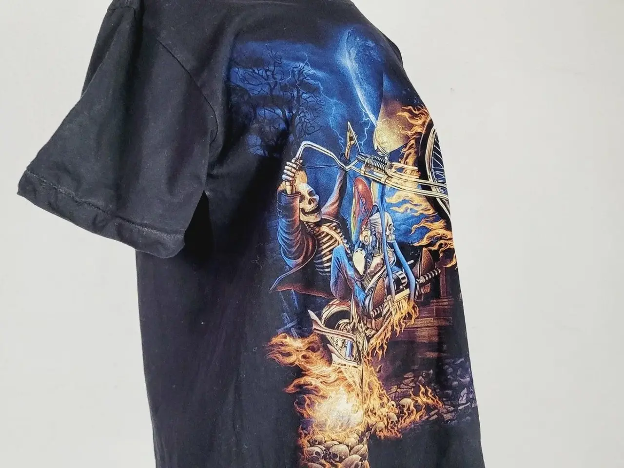 Billede 4 - ⭐️- Rock Eagle T-Shirt, str. L (42-44) Ghost Rider