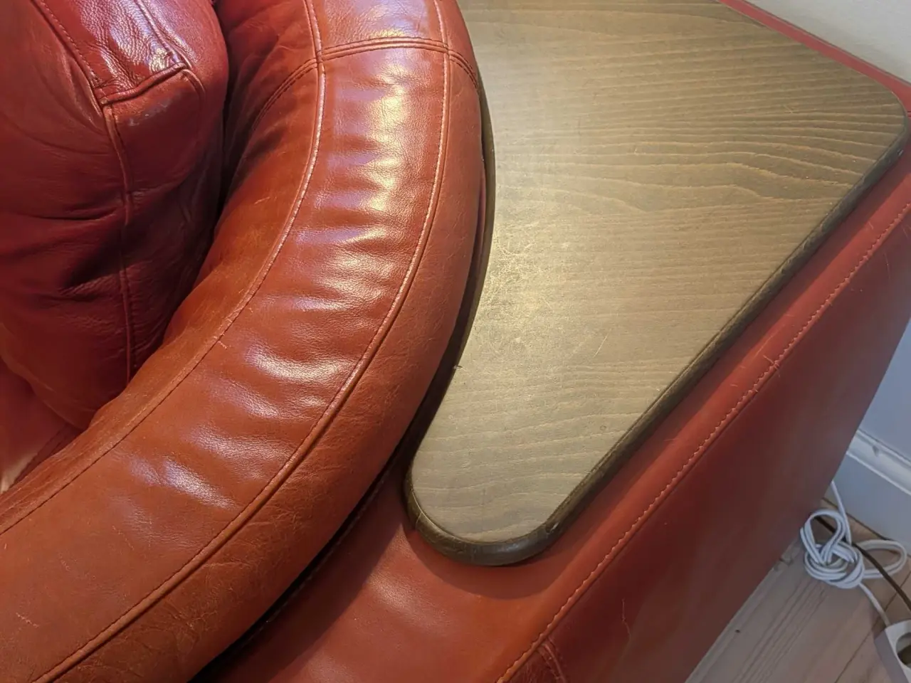 Billede 4 - Lækker, rød Natuzzi lædersofa