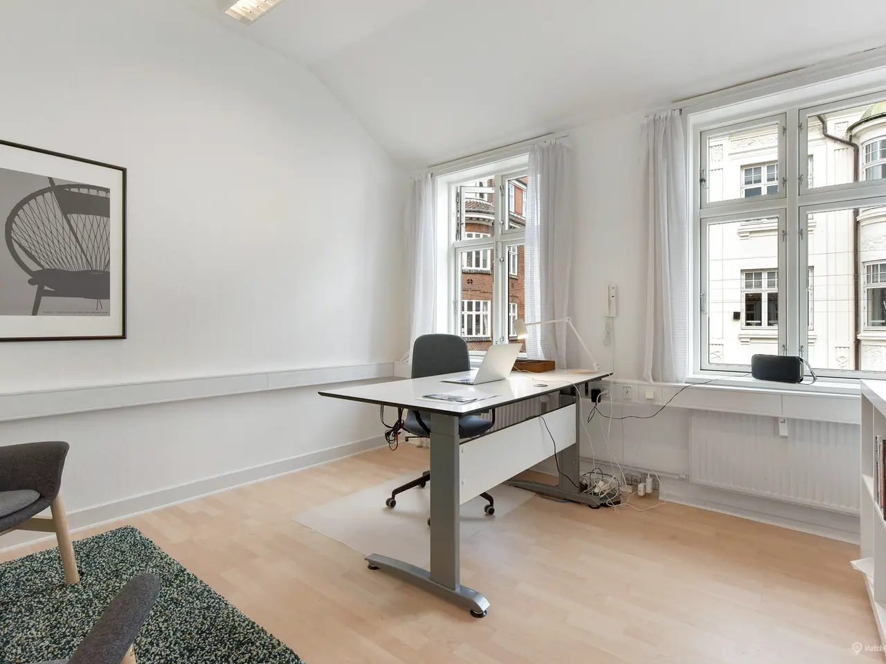 Billede 1 - Fuldt møbleret kontorarbejdsplads fra 2.400 kr. + moms pr. måned
