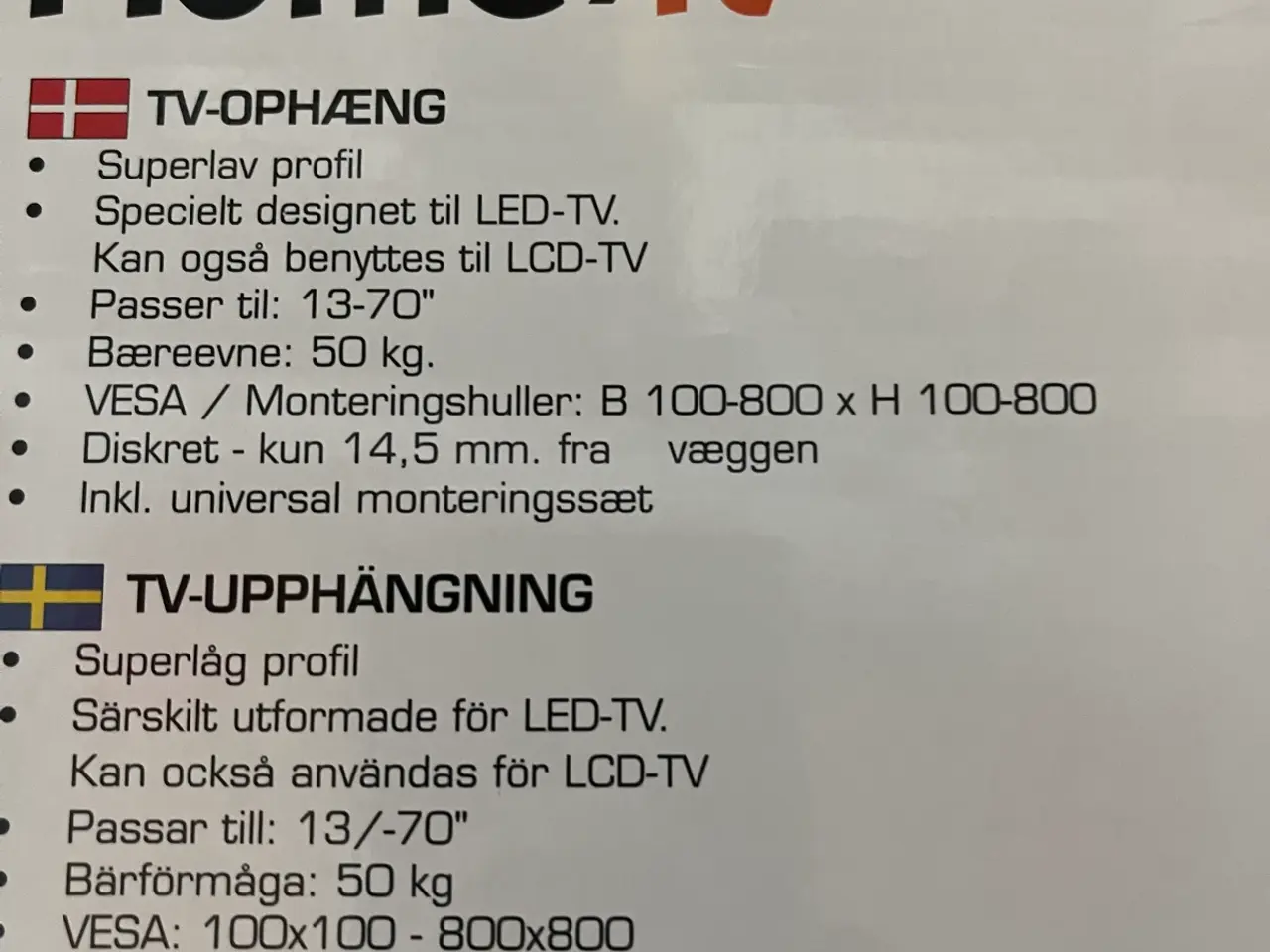 Billede 3 - Tv-ophæng