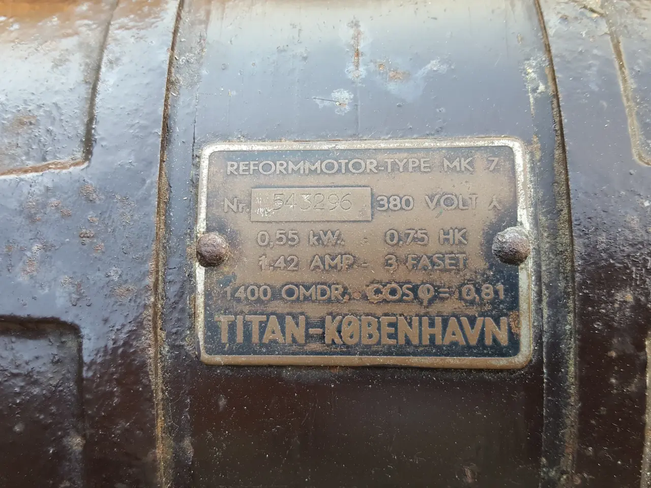 Billede 2 - 380 Volt motor med motorværn