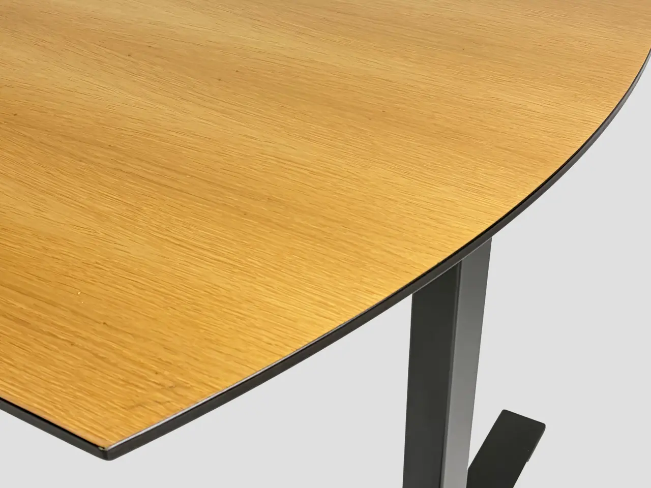 Billede 4 - Dencon Delta Bord – Natur/Sort Stel 200x100x74cm