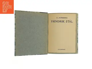 Fændrik Stål af J. L. Runeberg (Bog)