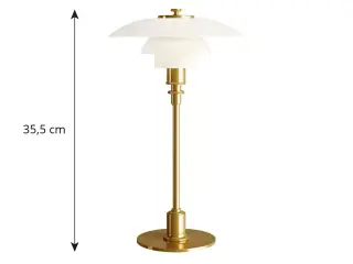 NY PH 2/1 bordlampe messing - kan sendes