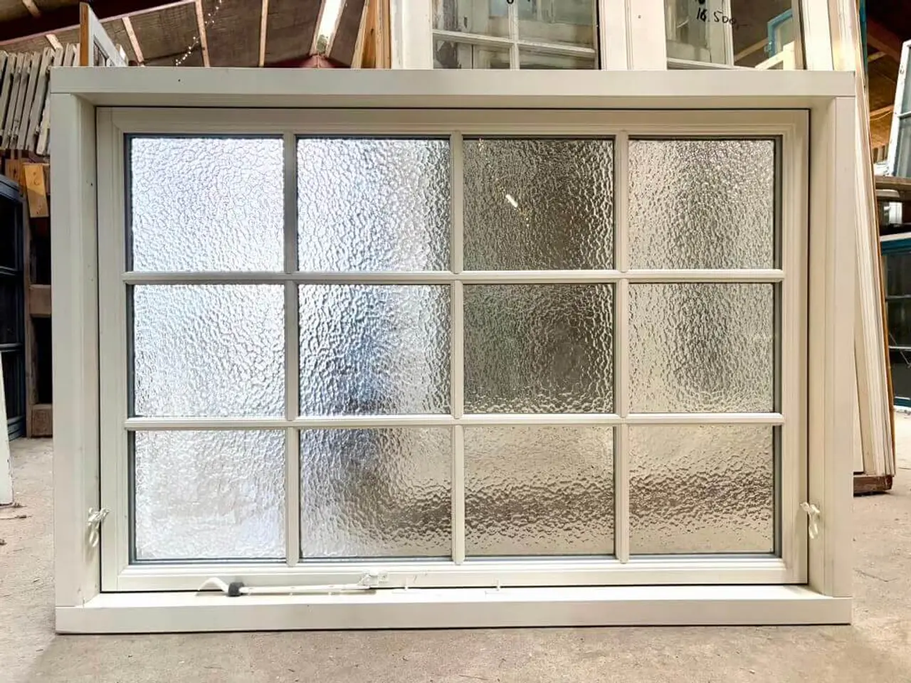 Billede 3 - Ubrugt, tophængt termovindue m. matteret glas