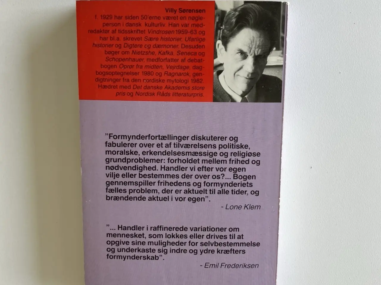 Billede 2 - Formynderfortællinger. Af Villy Sørensen
