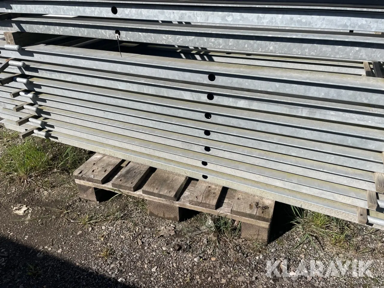 Billede 3 - Metal døre galvaniseret 6 styk