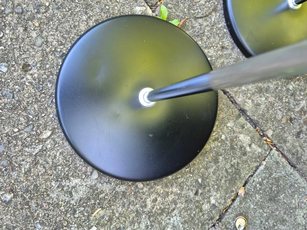 Billede 4 - To ens retrogulvlamper i sort