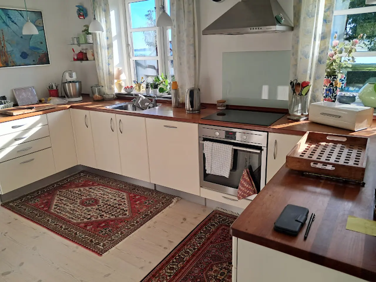 Billede 2 - Køkkenbordplader i stavlimet maghony oliebehandle