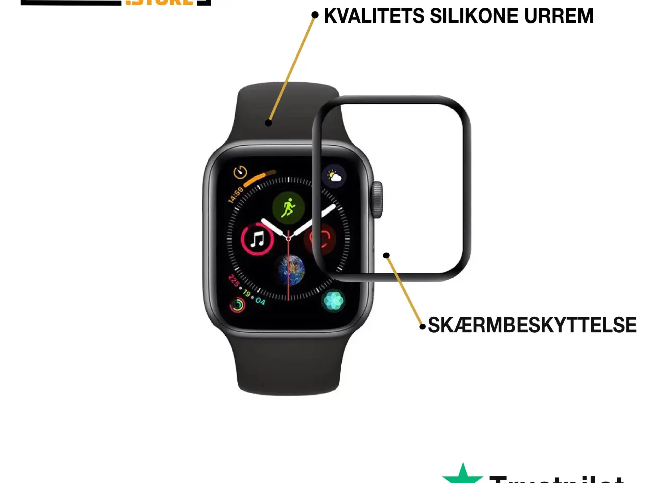 Billede 6 - Skærmbeskyttelse til Apple Watch – Ridse- & Stødsi