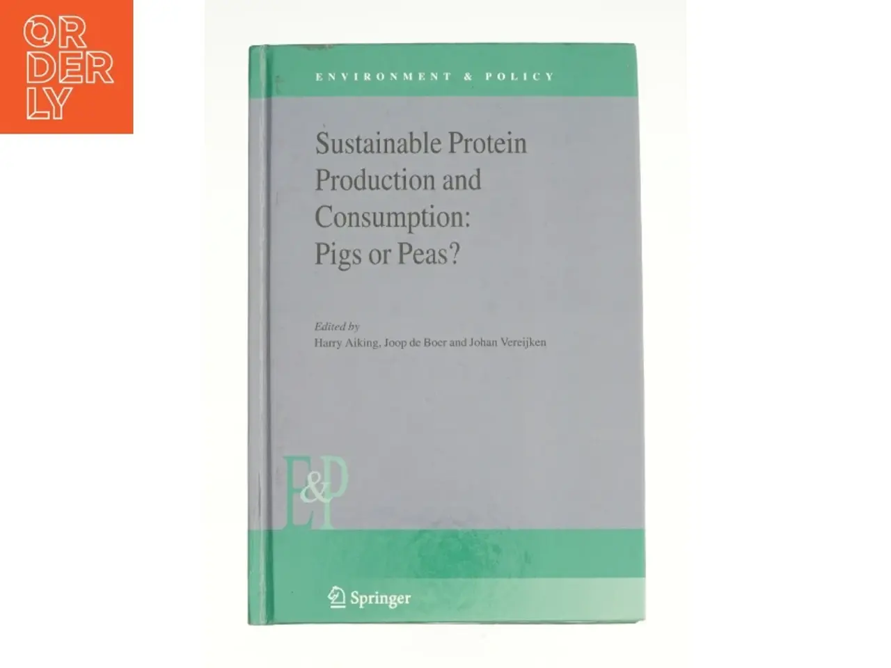Billede 1 - Sustainable Protein Production and Consumption: Pigs or Peas? - 1st Edition (eBook Rental) (Bog)
