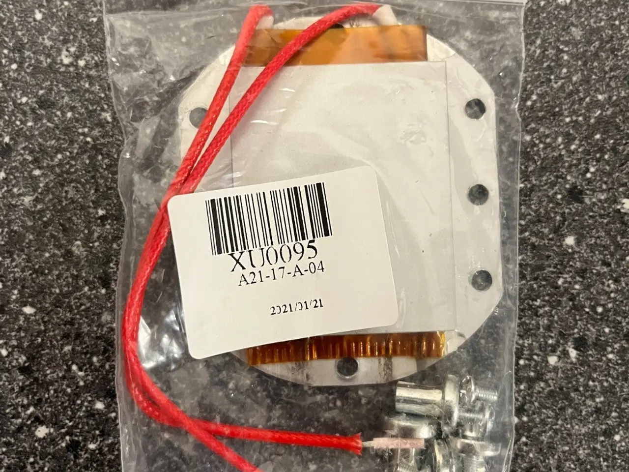 Billede 1 - Thermal Heat Sink med Mounting Screws – Model