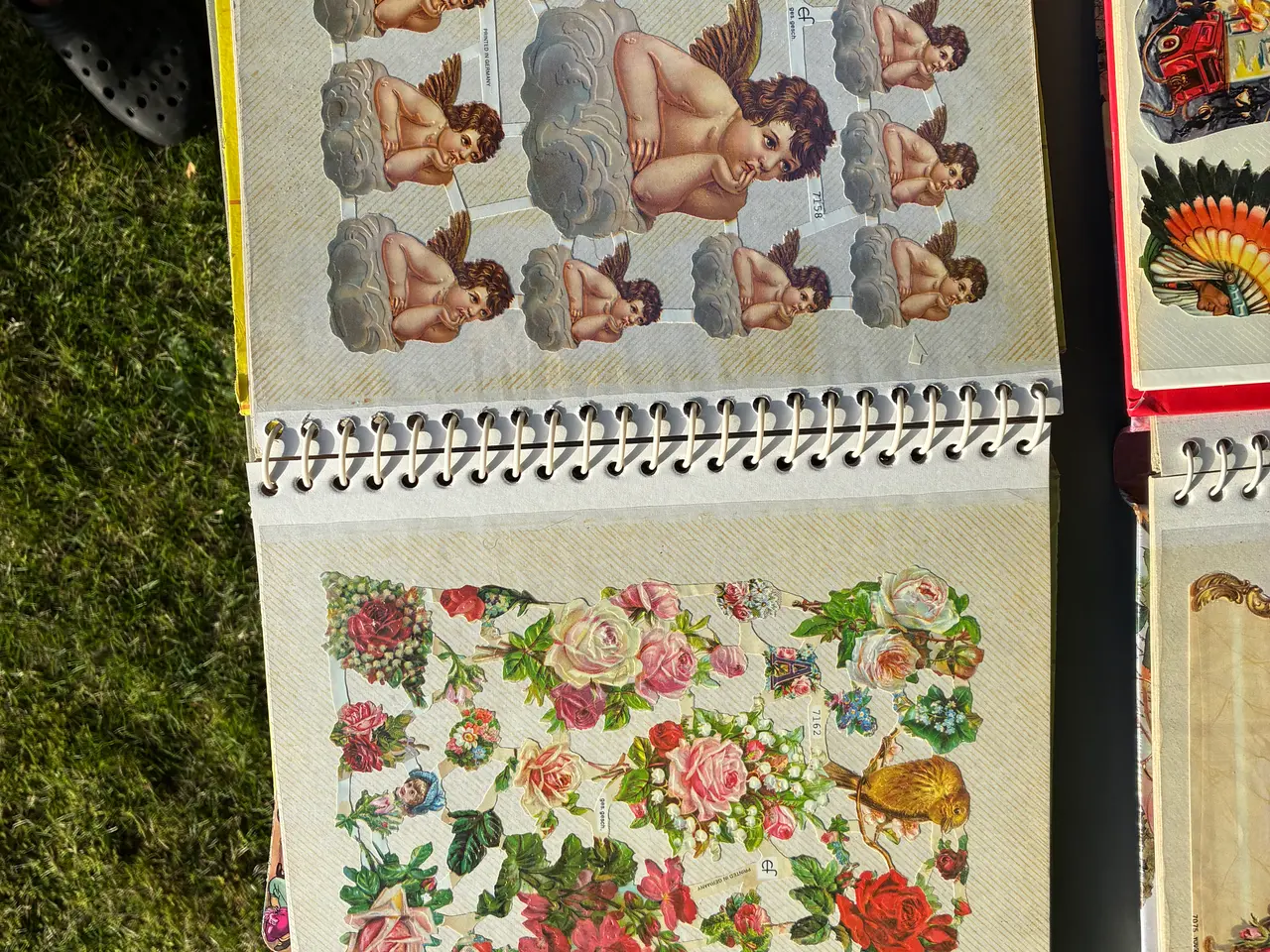 Billede 3 - Gamle glansbilleder i tre albums