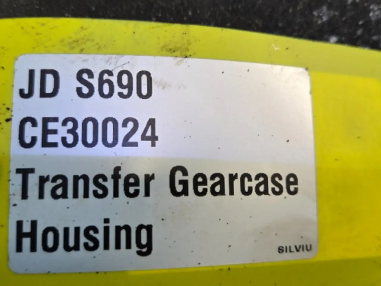 Billede 8 - John Deere S690 Gearkasse Hus CE30024