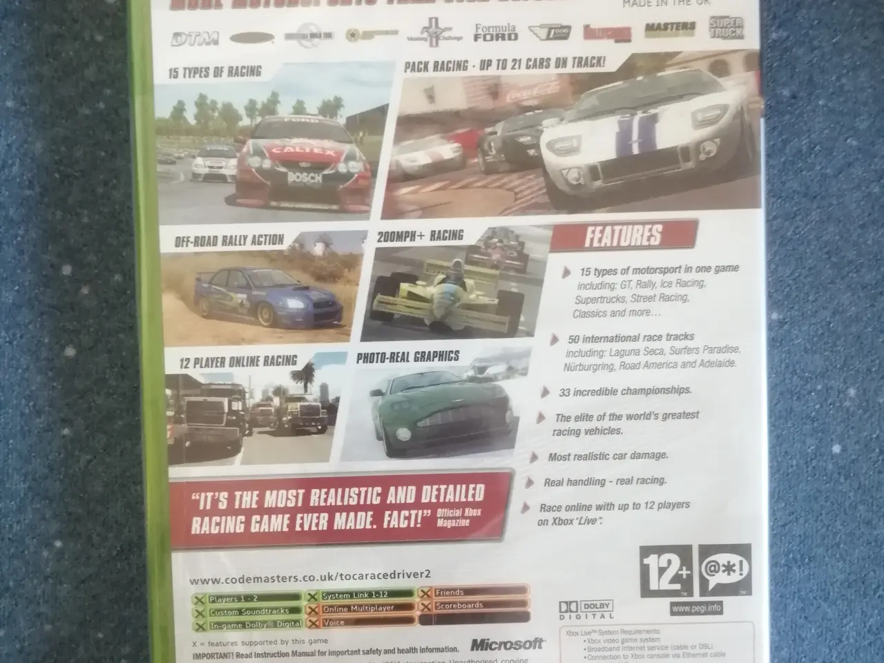 Billede 2 - TOCA Race Driver 2(uåbnet)