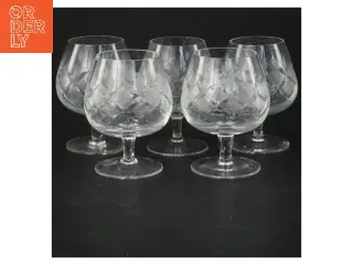 Sæt med 5 krystalglas, 9 cm (str. 5 styk, 9 cm)fra Wien antik