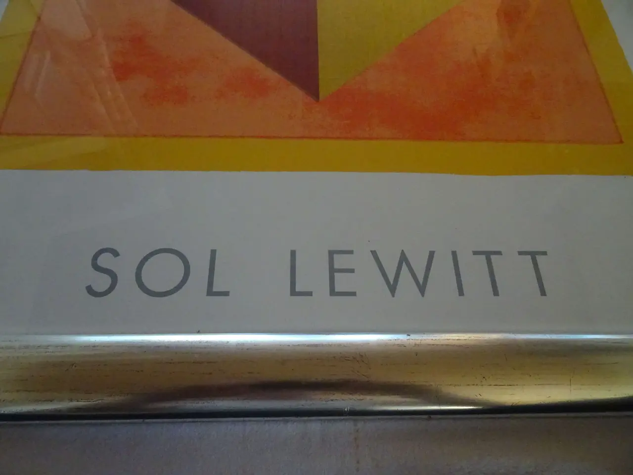 Billede 2 - Sol Lewitt flot billed 78*106 cm