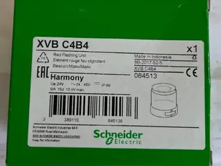 Schneider Electric XVB C4B4 Harmony Red Flashing