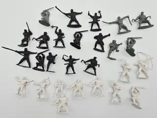 Ninja figurer fra 80'erne