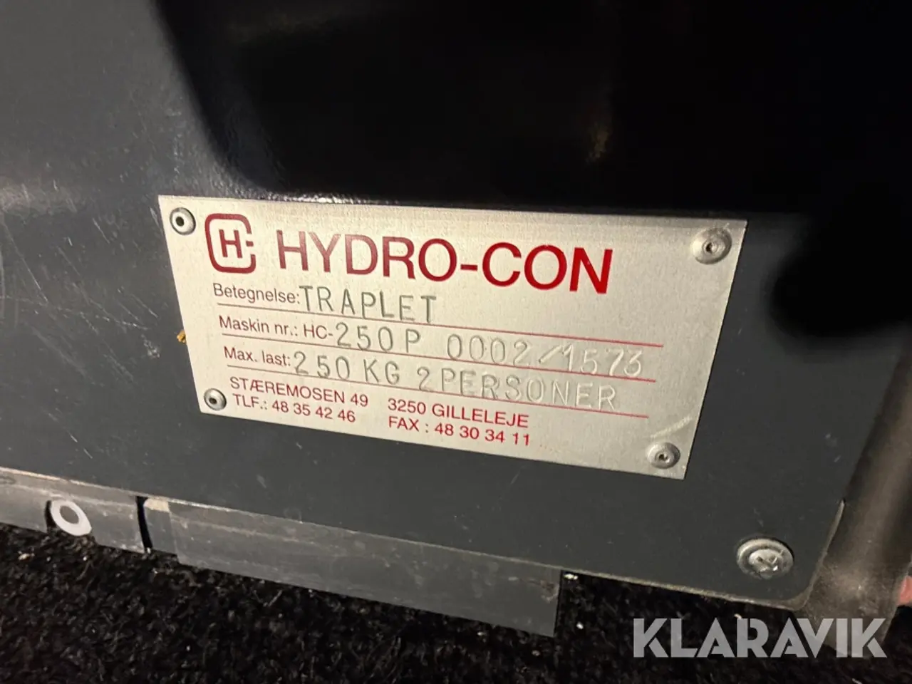 Billede 2 - Kørestolslift Hydro Traplet