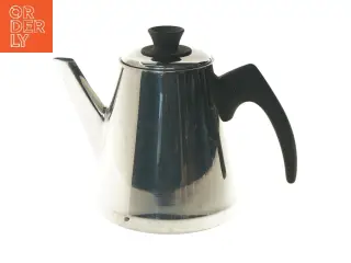 Retro kaffekande i rustfrit stål (str. 18,5 cm)