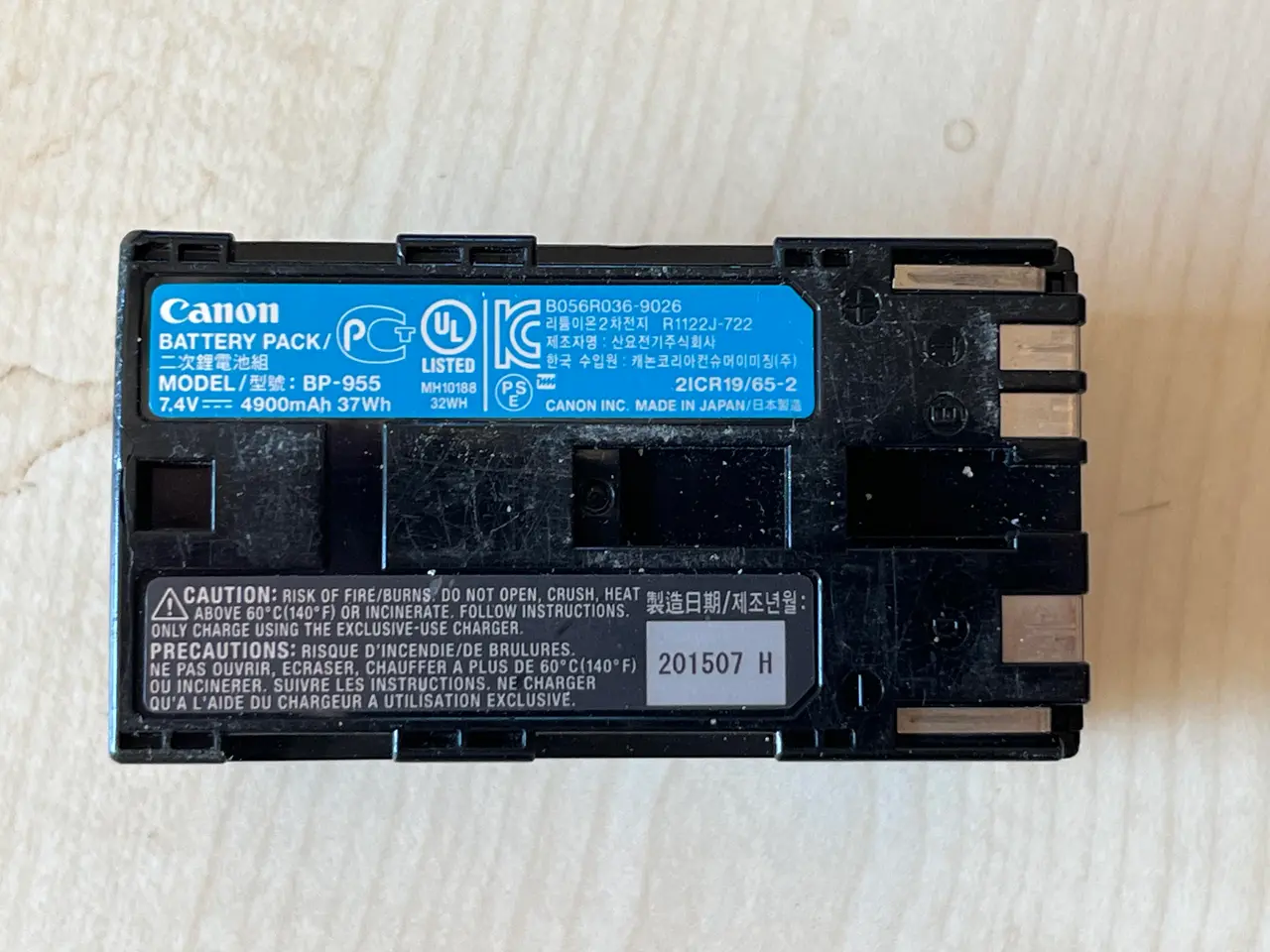 Billede 4 - 6. Stk. Canon batterier