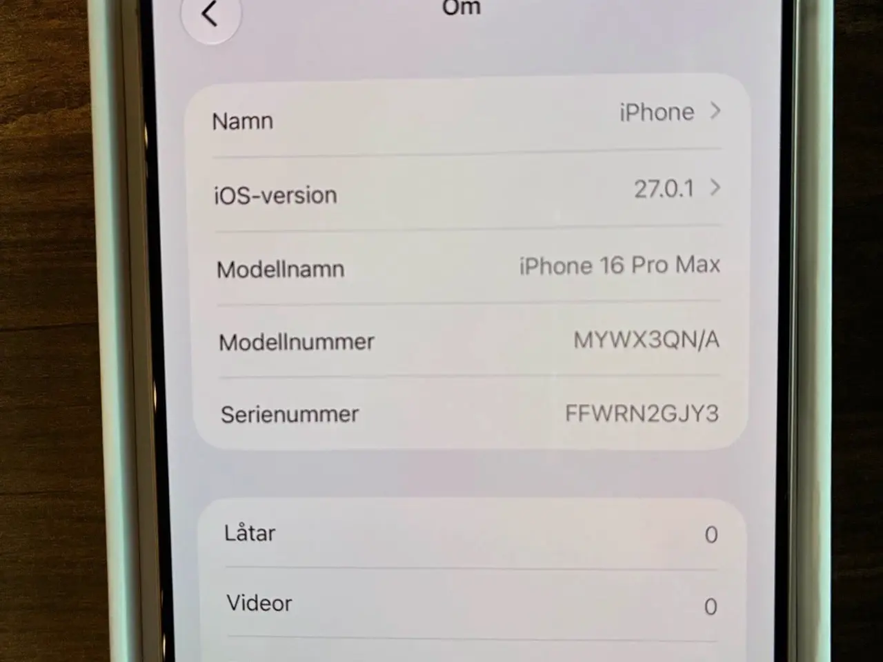 Billede 5 - iPhone 16 pro max 256