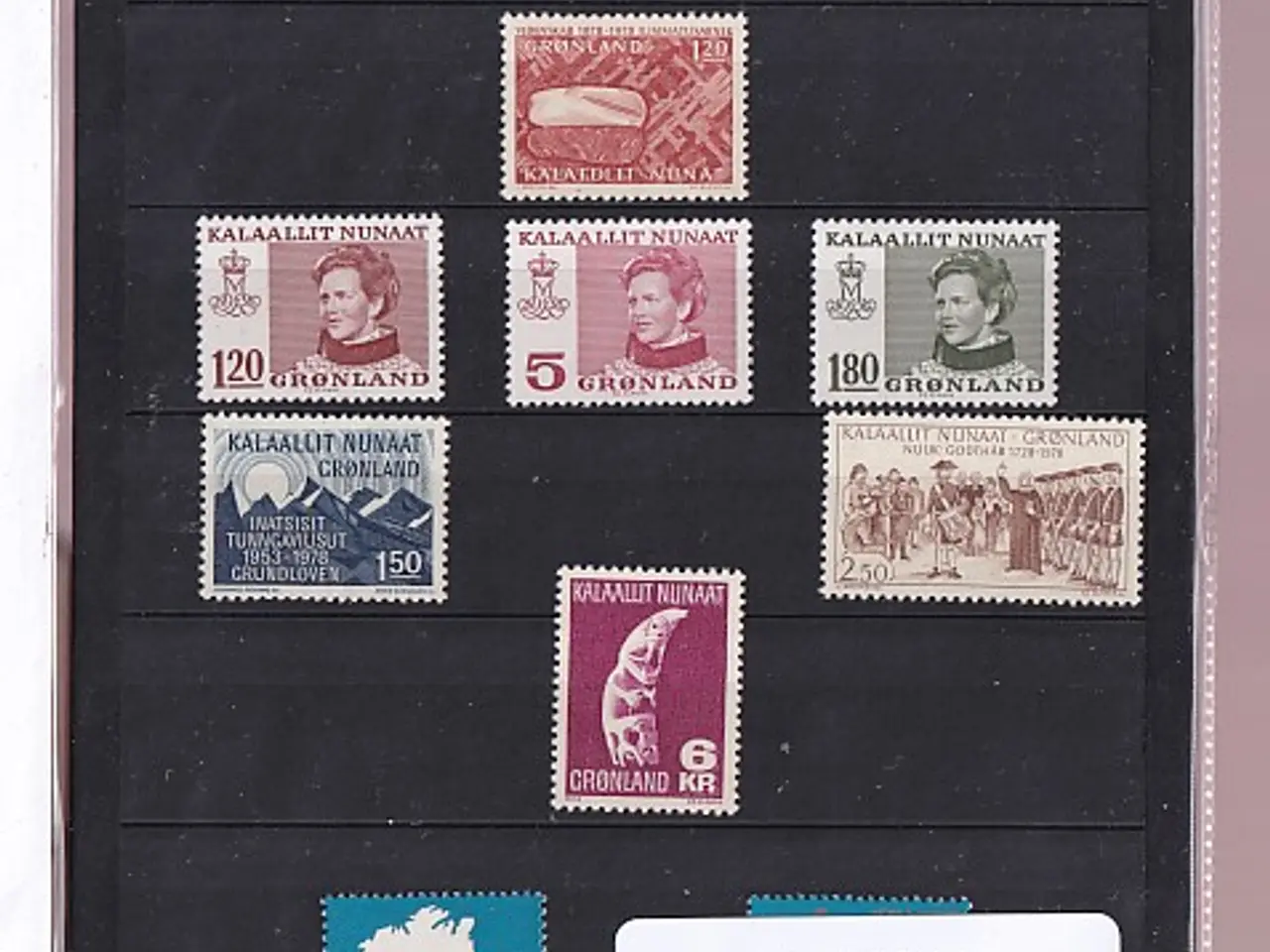 Billede 1 - Grønland - 1978 Frimærker Komplet - Postfrisk