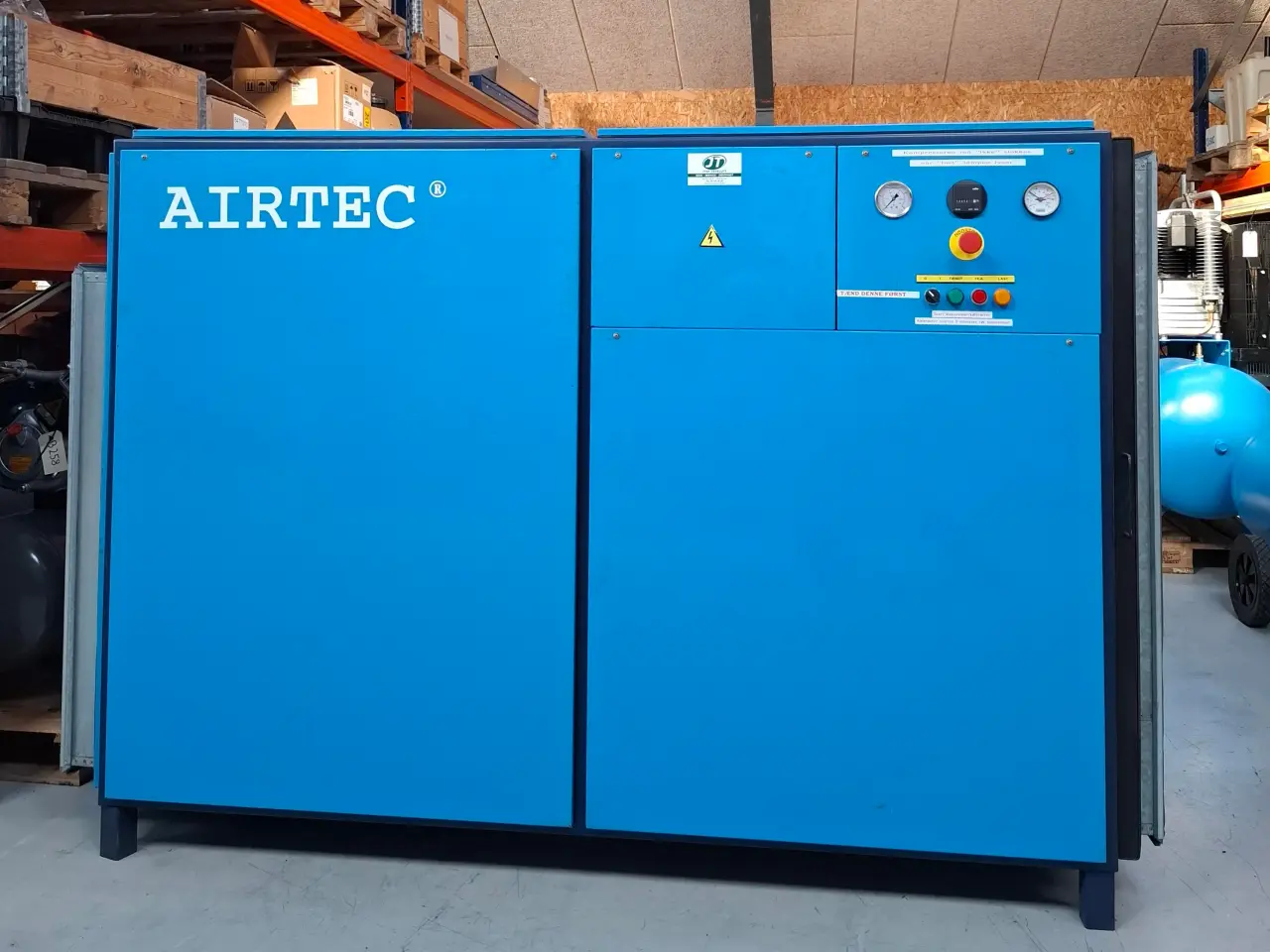 Billede 1 - AIRTEC Skruekompressor 37kw. 5500L/min. Meget pæn 